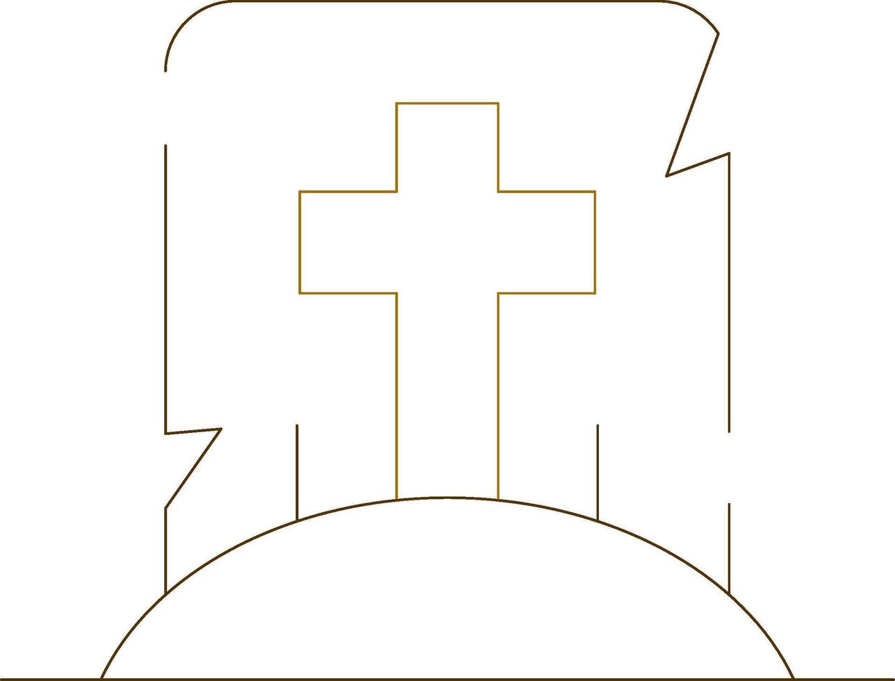 Tomb Creative Icon Design vector