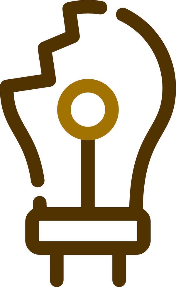 Bulb Creative Icon Design vector