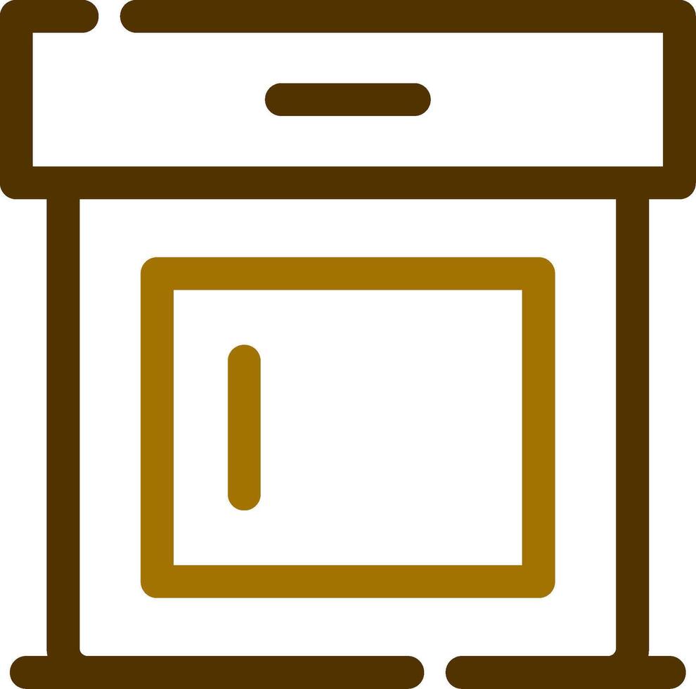 Cabinet Creative Icon Design vector