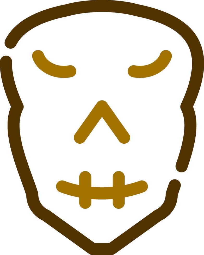 diseño de icono creativo de calavera vector