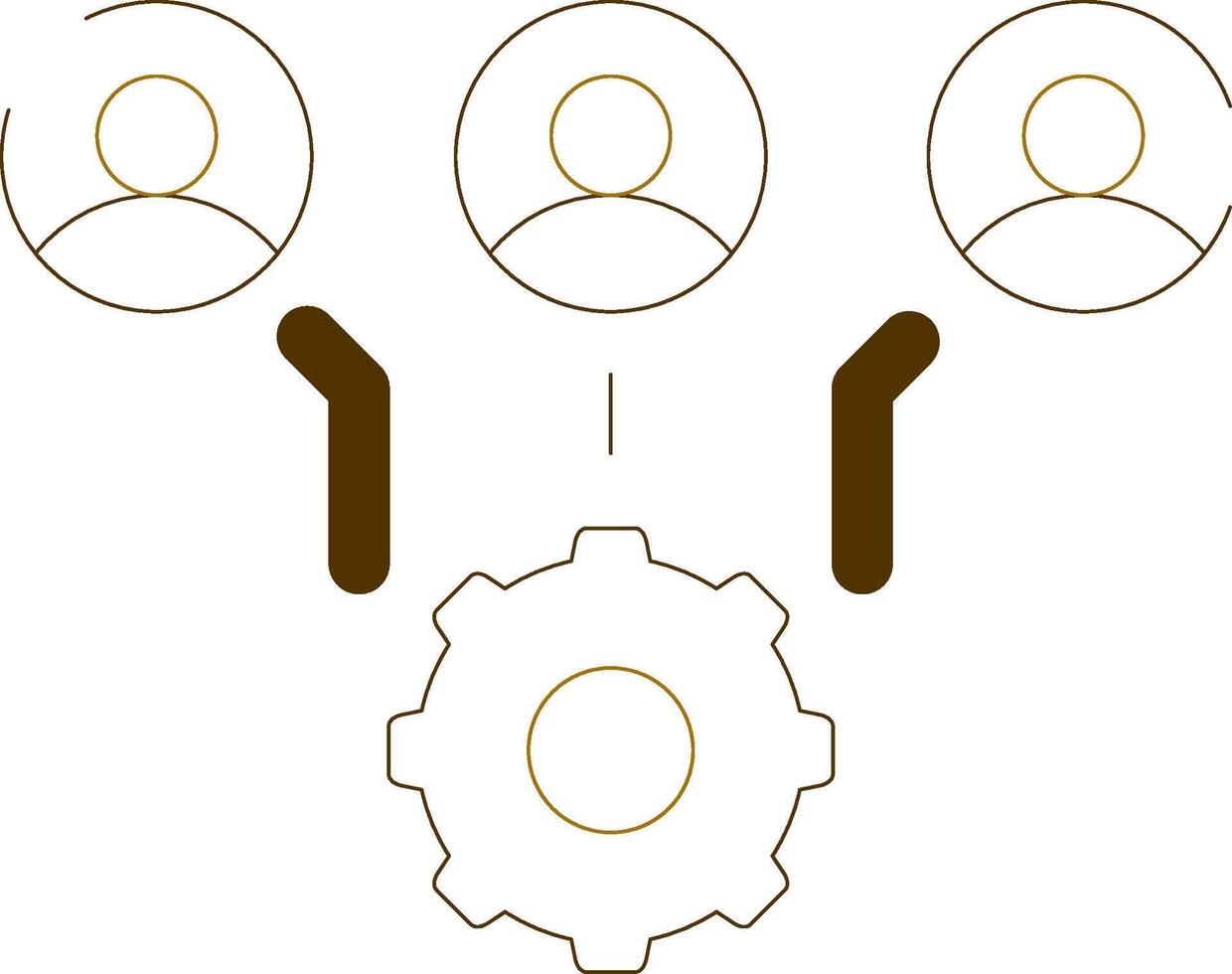 Organization Creative Icon Design vector