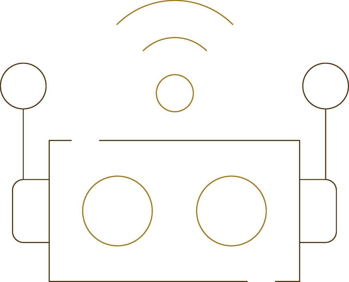Smart Robotic Creative Icon Design vector
