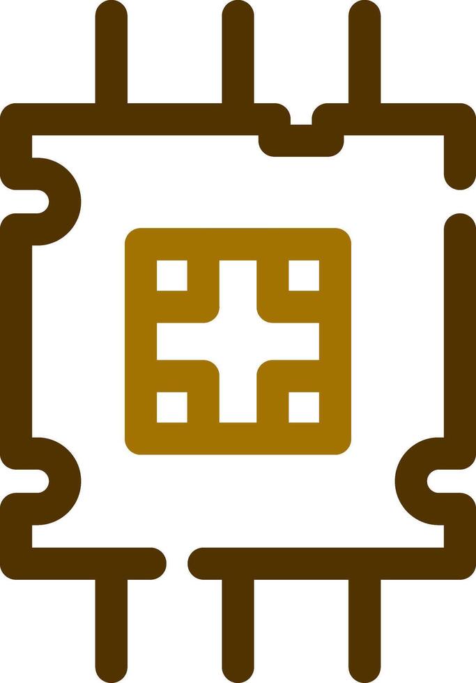 Processor Creative Icon Design vector