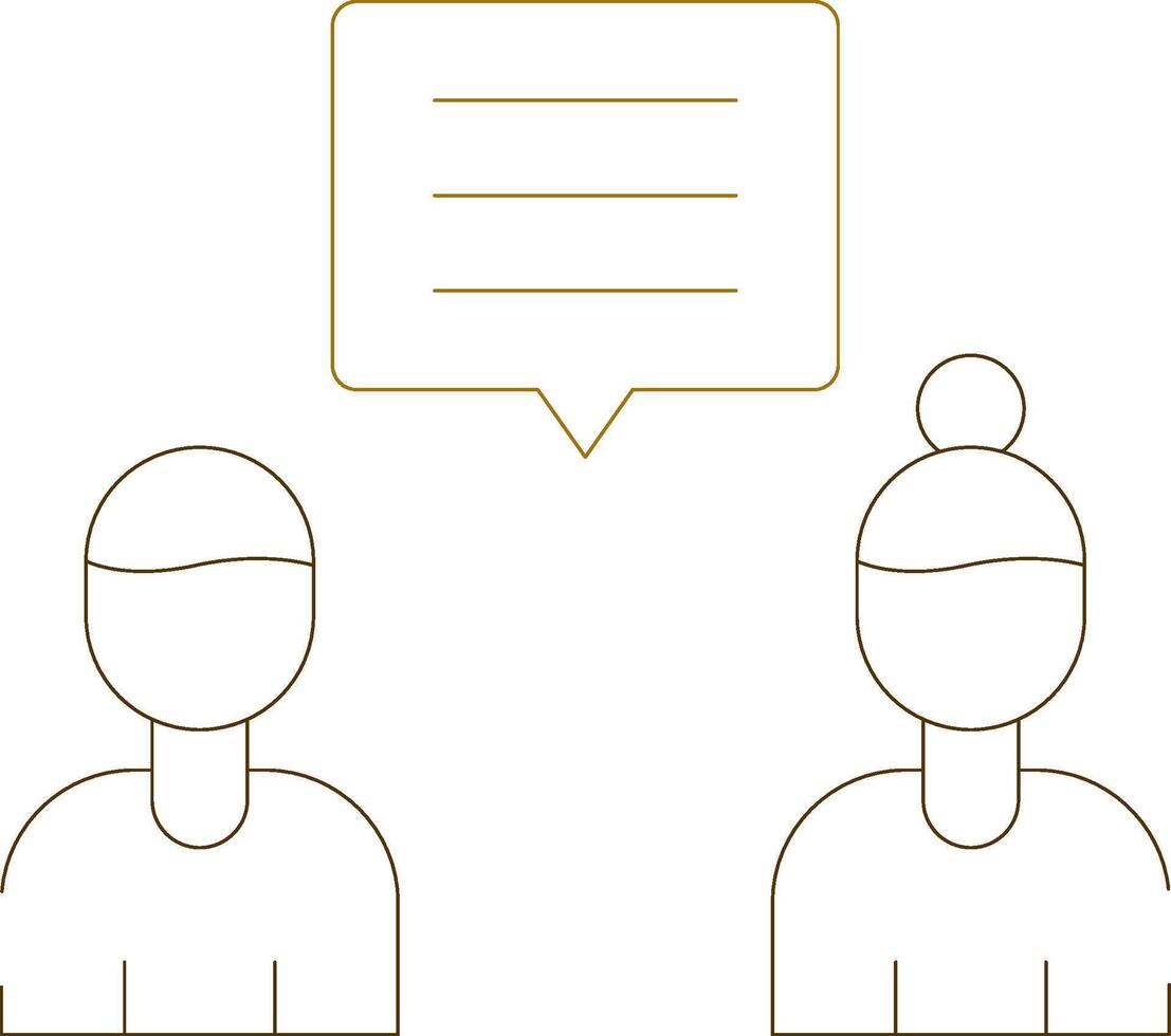 Discuss Creative Icon Design vector