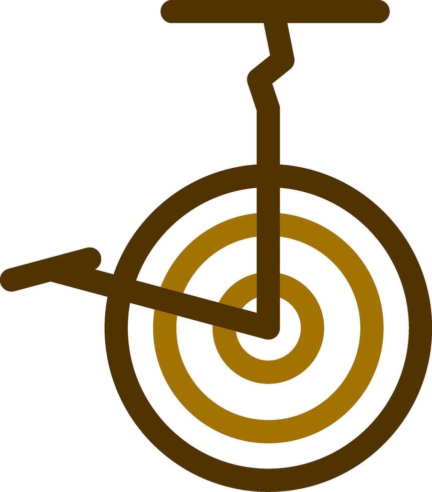 Circus Bike Creative Icon Design vector