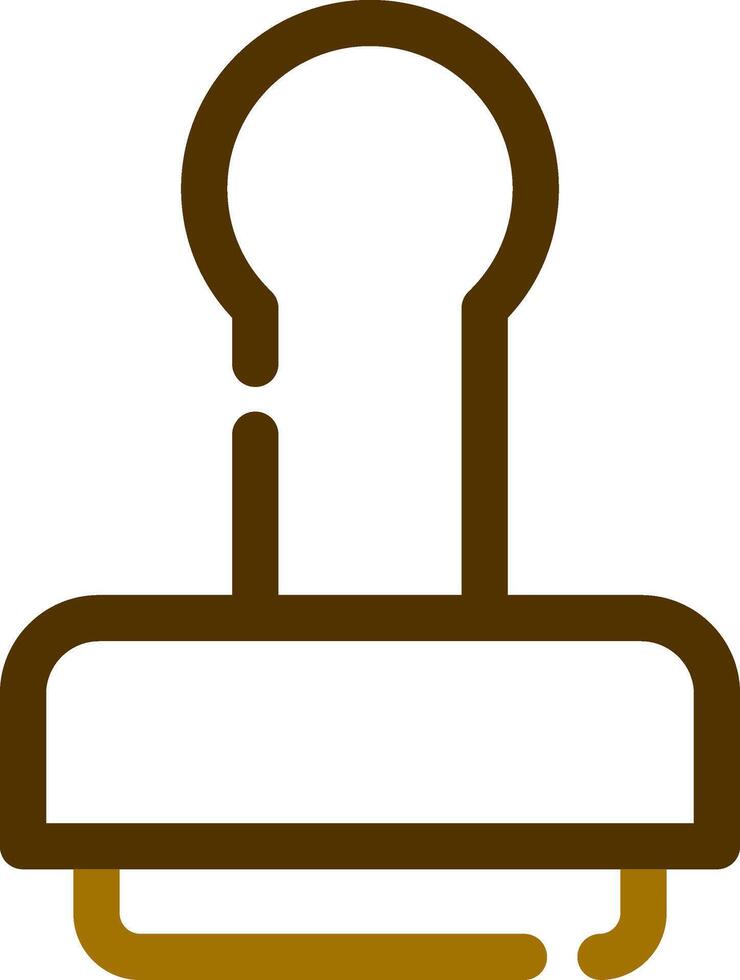 Stamp Creative Icon Design vector