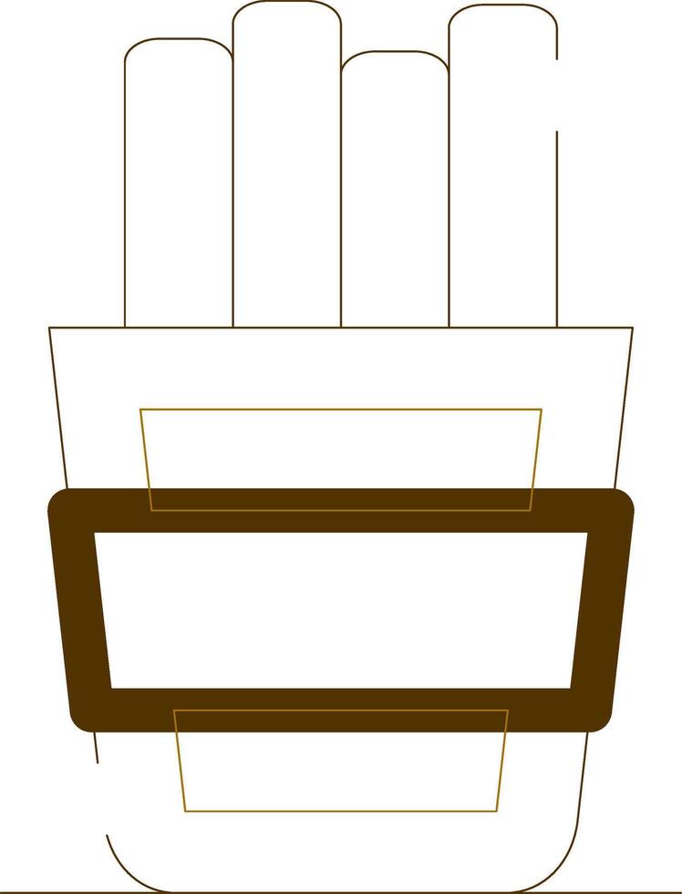 French Fries Creative Icon Design vector