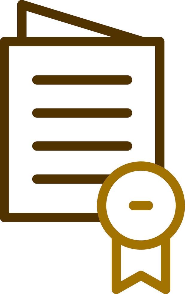 Certificate Creative Icon Design vector