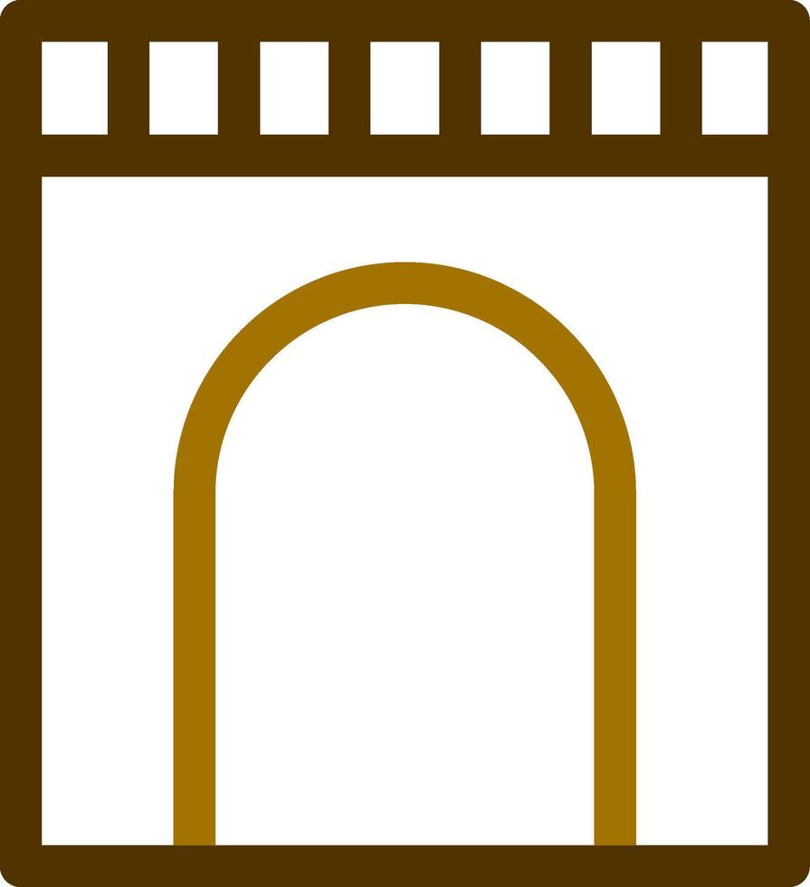Tunnel Creative Icon Design vector
