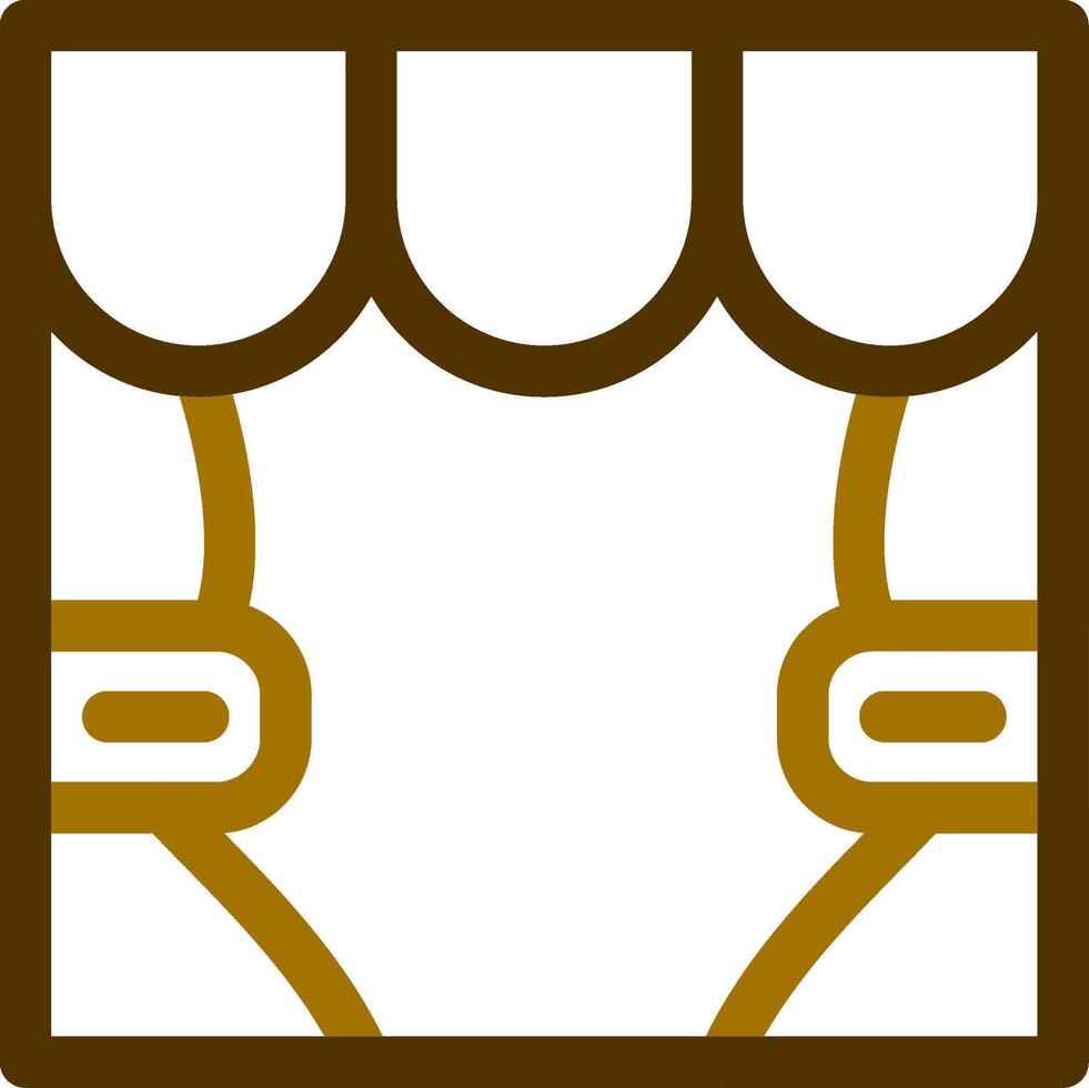 Stage Creative Icon Design vector
