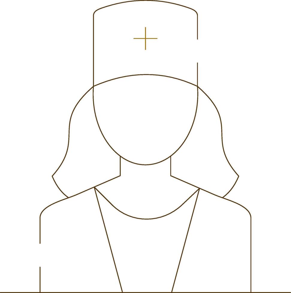 Ophthalmologist Female Creative Icon Design vector