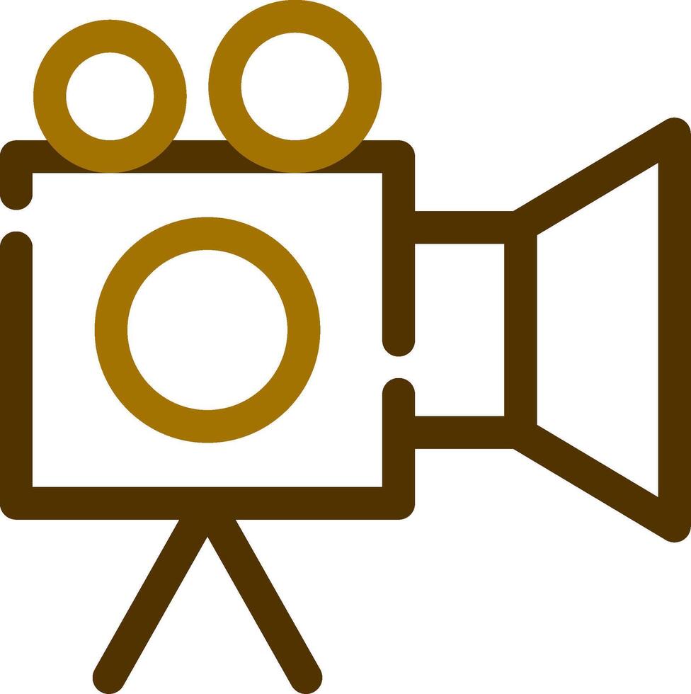 Video Camera Creative Icon Design vector