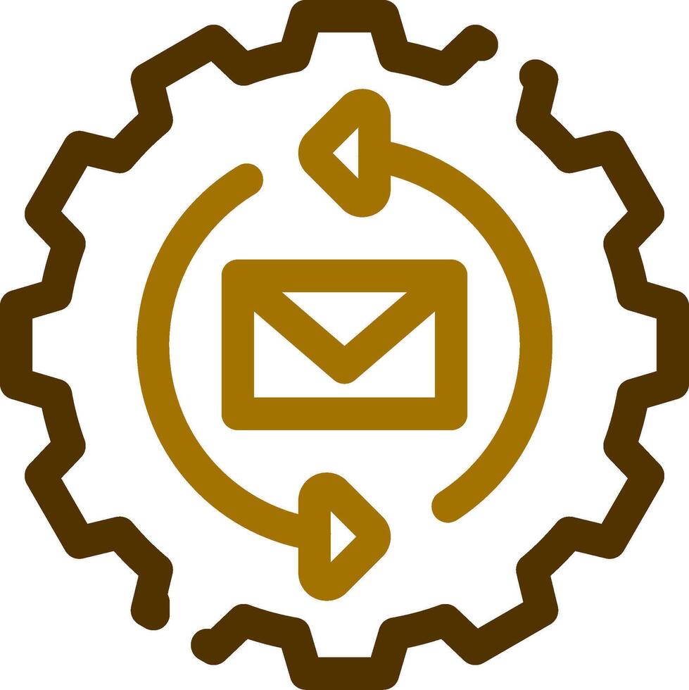 Marketing Automation Creative Icon Design vector