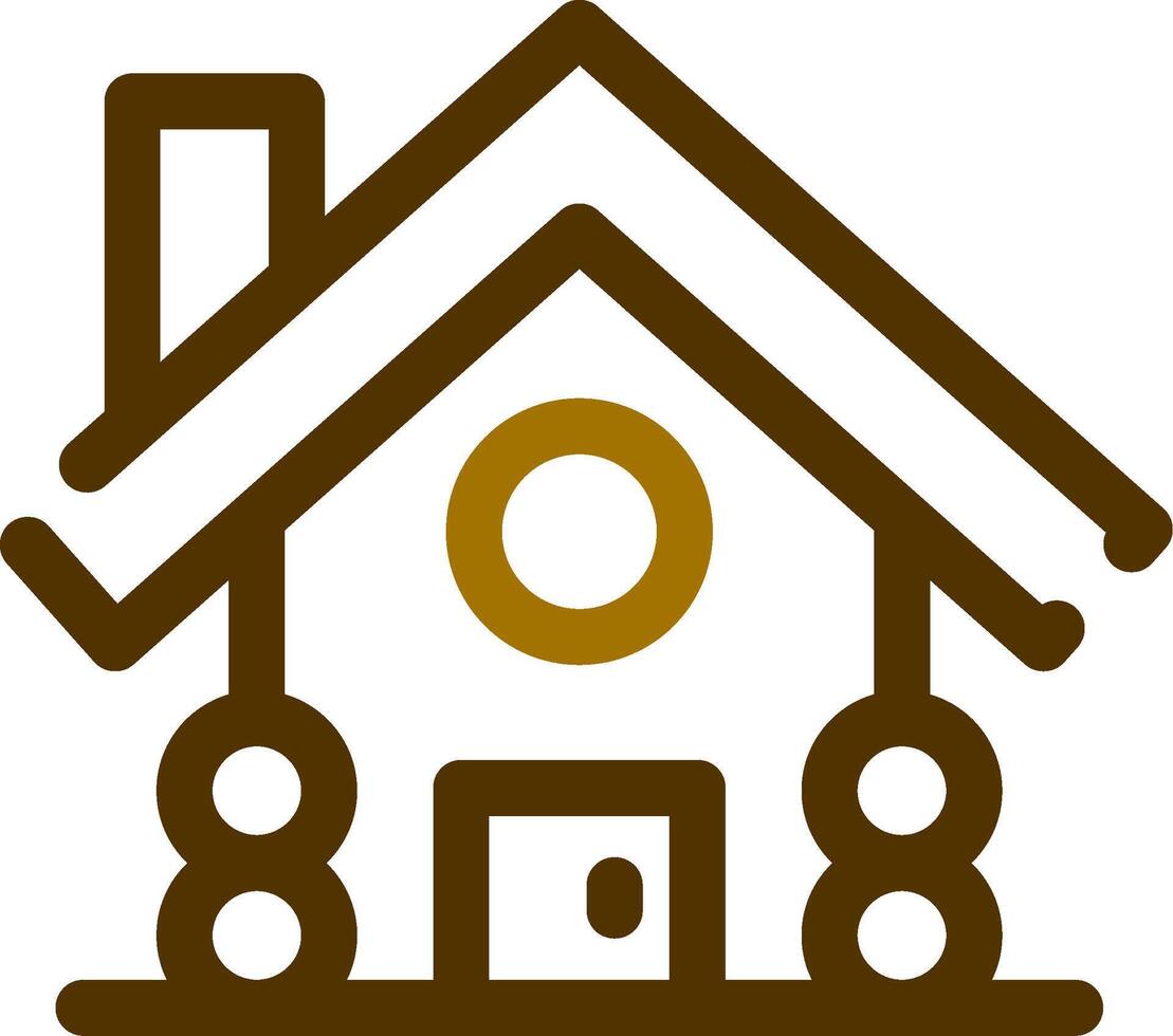 Cabin Creative Icon Design vector