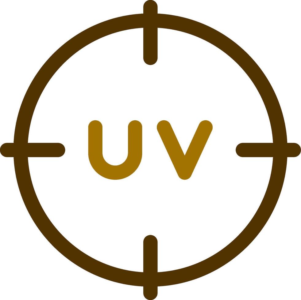 Uv Creative Icon Design vector