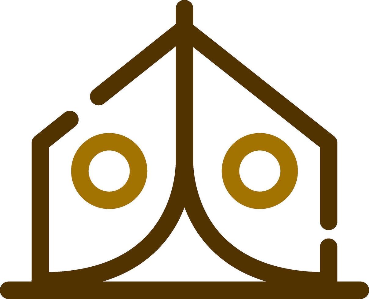 Tent Creative Icon Design vector