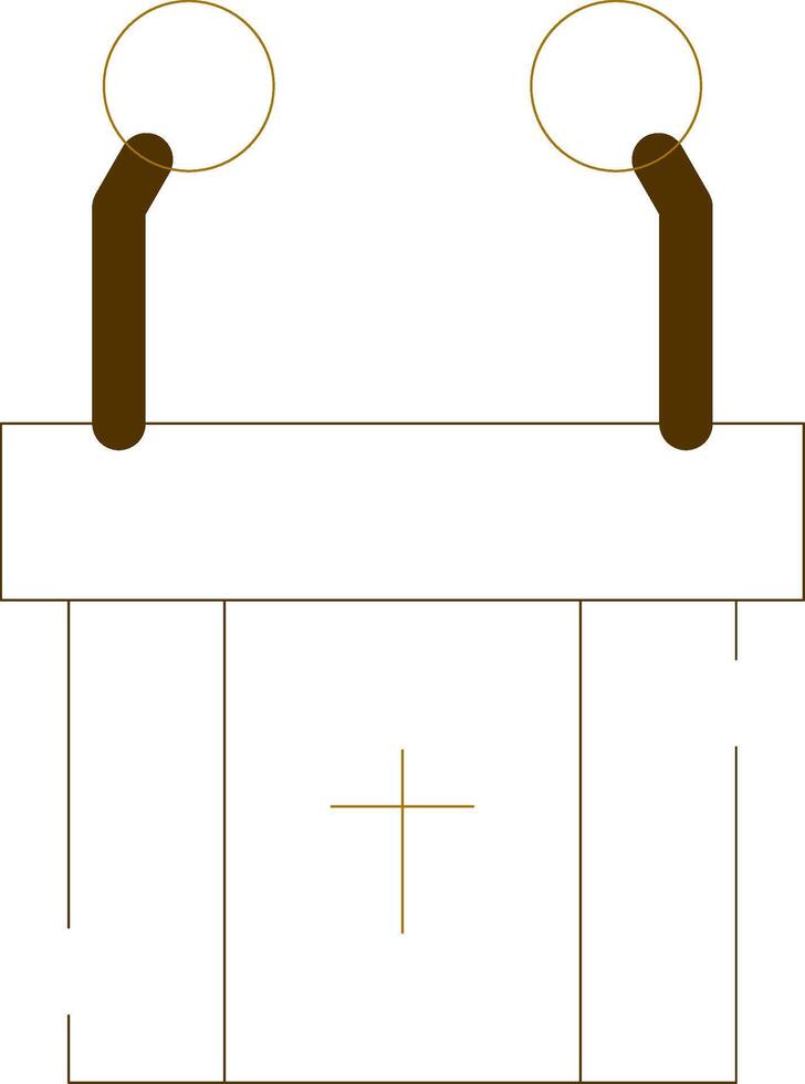 Pulpit Creative Icon Design vector
