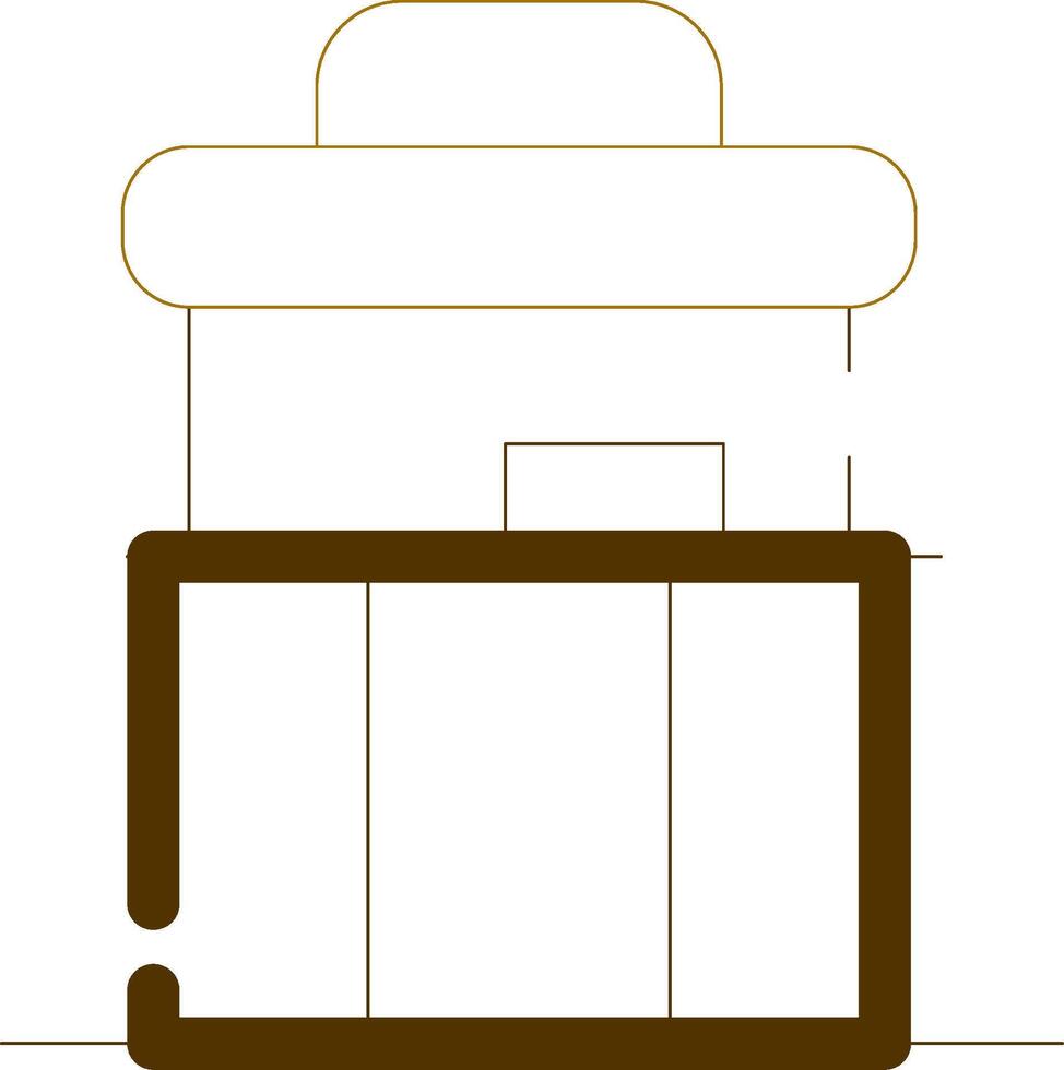 Food Stand Creative Icon Design vector