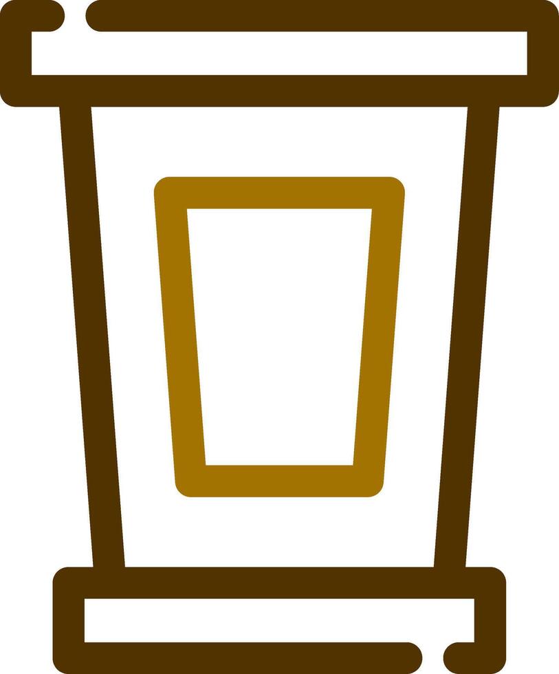 Witness Stand Creative Icon Design vector