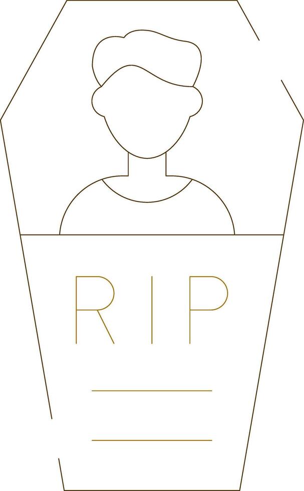 People Coffin Creative Icon Design vector
