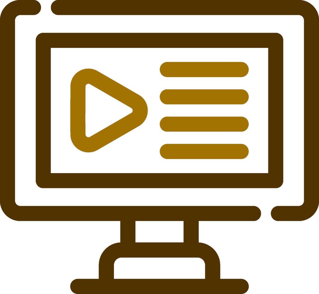Video Creative Icon Design vector