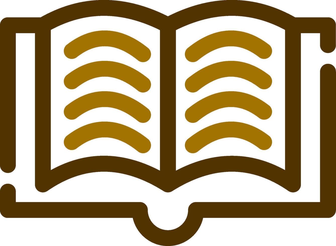 Open Book Creative Icon Design vector