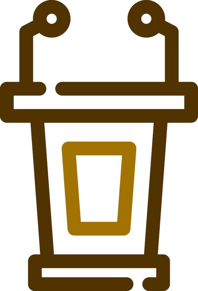 Lectern Creative Icon Design vector