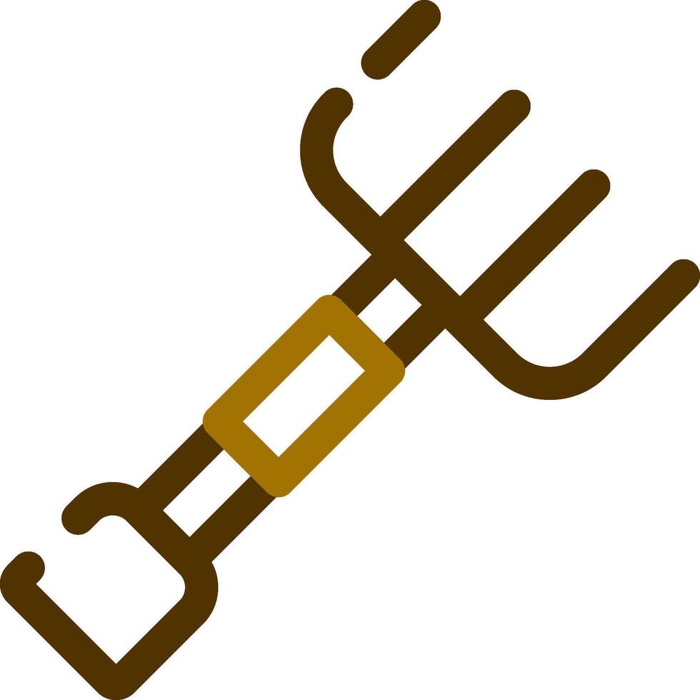 Rake Creative Icon Design vector