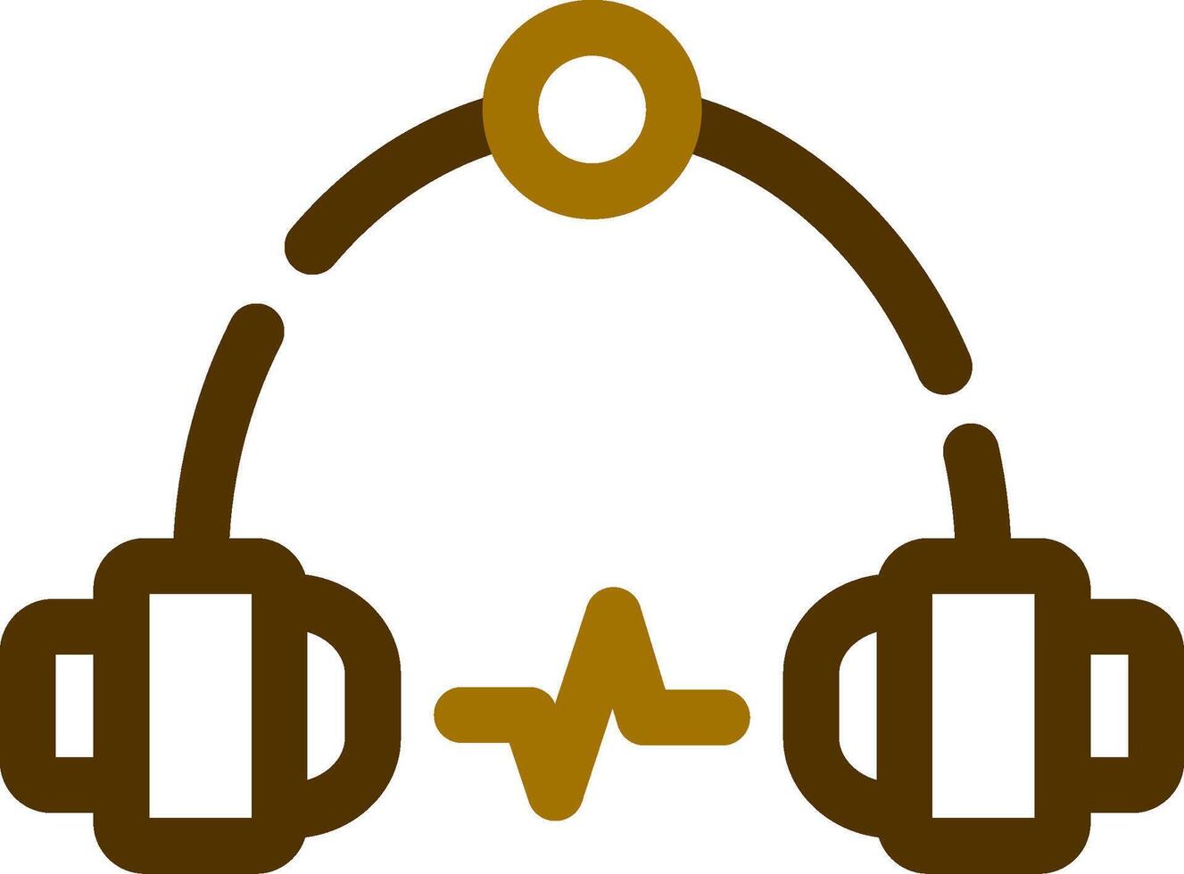 Headphone Creative Icon Design vector