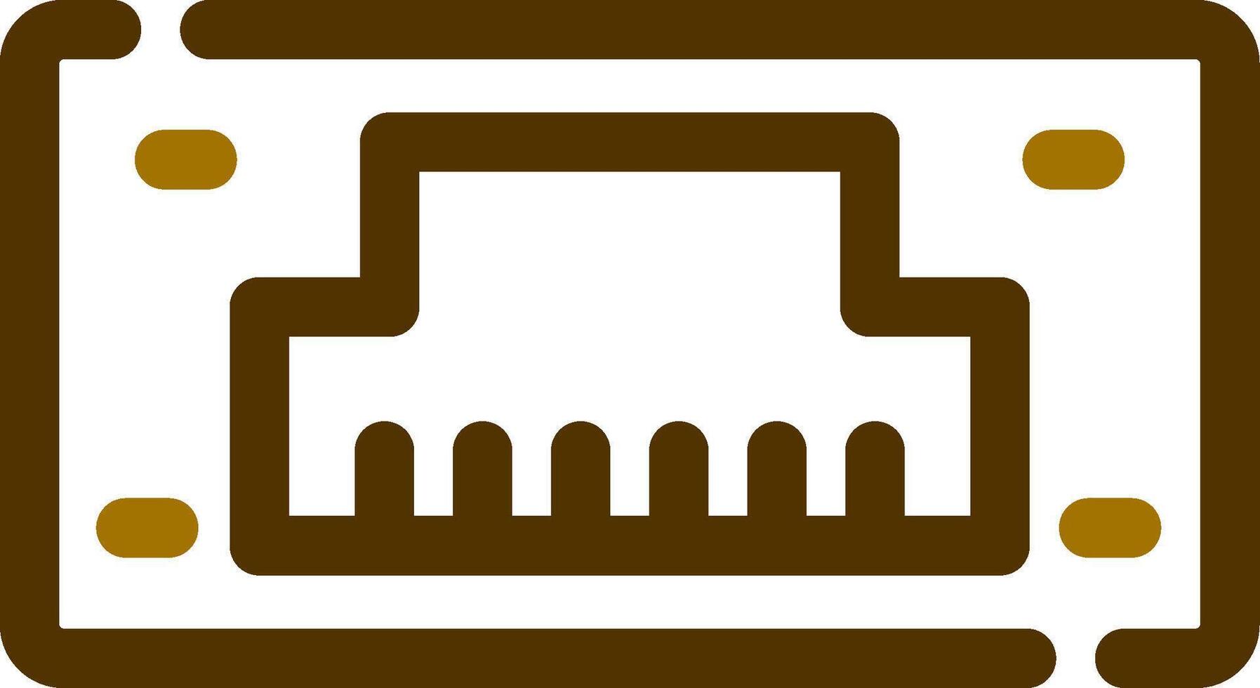 Line Two Color Design vector