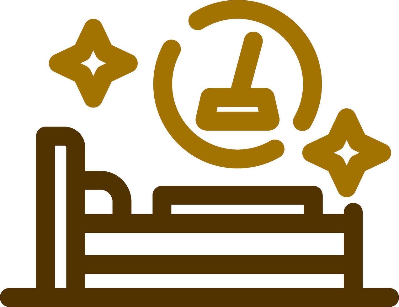 Airbnb Cleaning Creative Icon Design vector