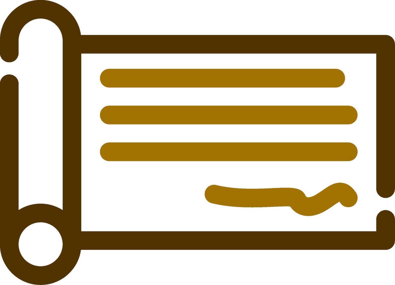 Cheque Creative Icon Design vector