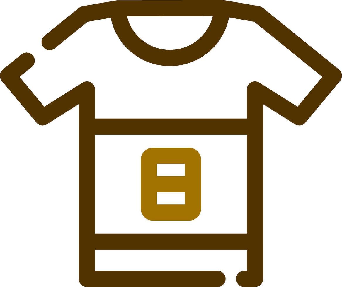 diseño de icono creativo de camisa vector