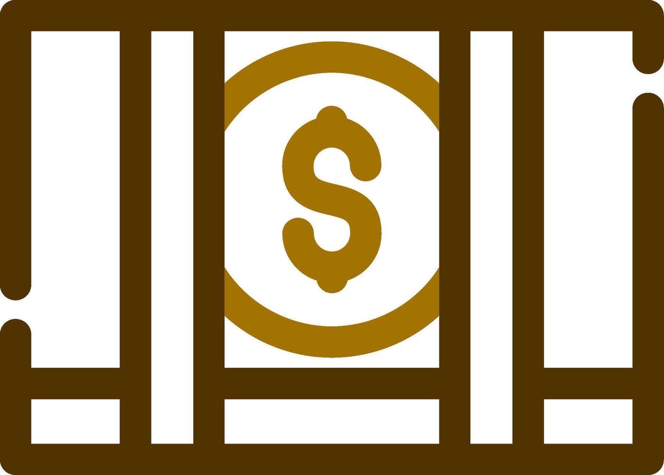 Line Two Color Design vector