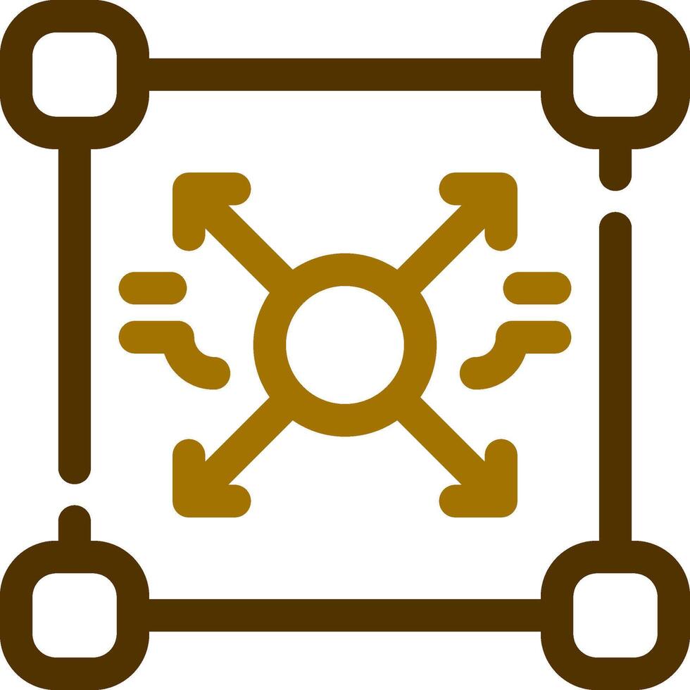 Contour Creative Icon Design vector