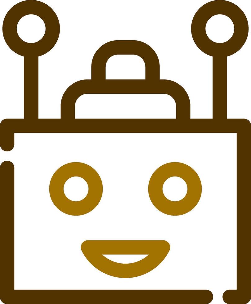 Chatbot Creative Icon Design vector