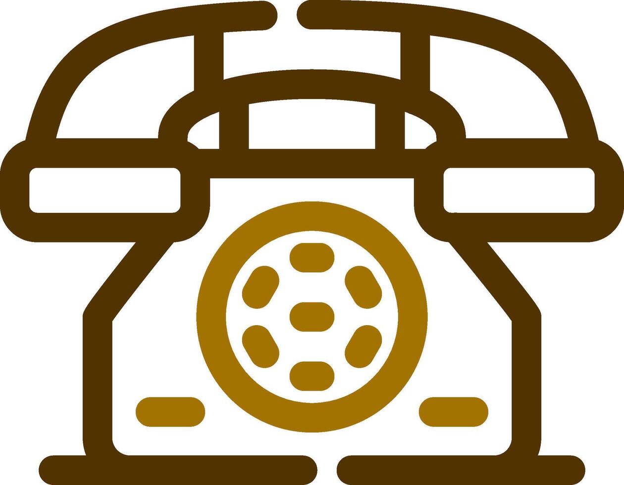 Telephone Creative Icon Design vector