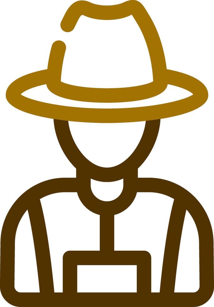 Farmer Creative Icon Design vector