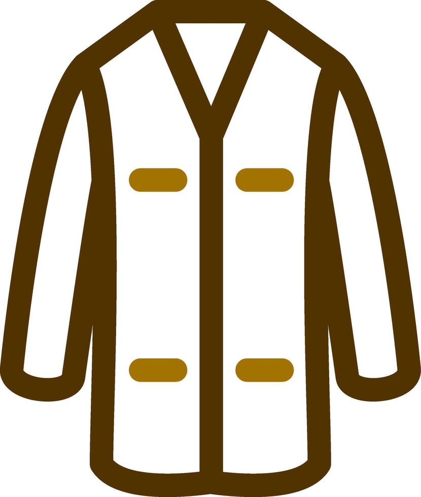 Lab Coat Creative Icon Design vector