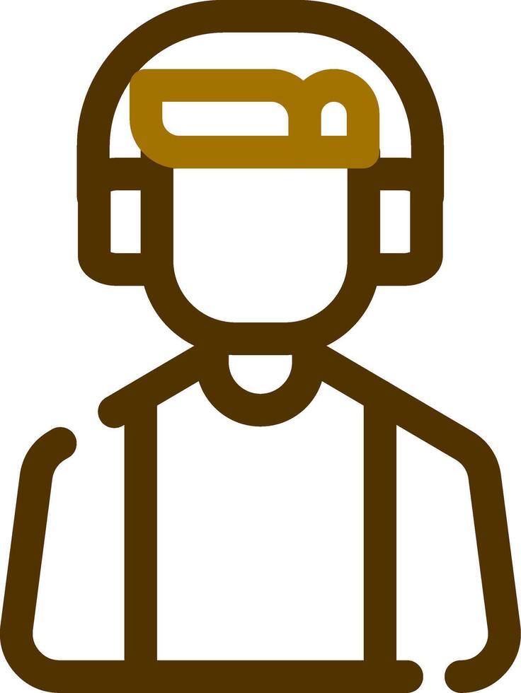 Customer Service Agent Creative Icon Design vector