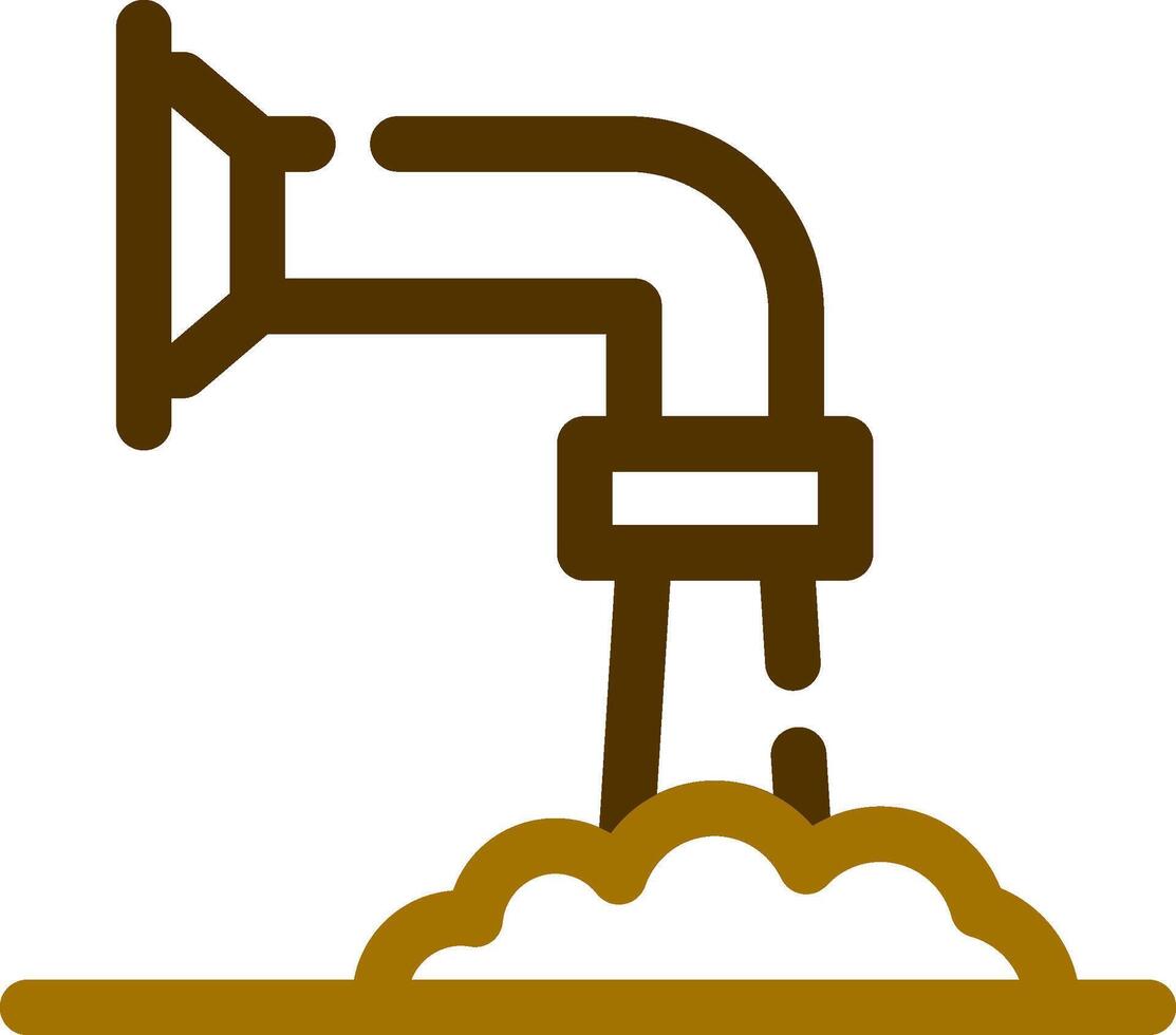 Waste Water Creative Icon Design vector