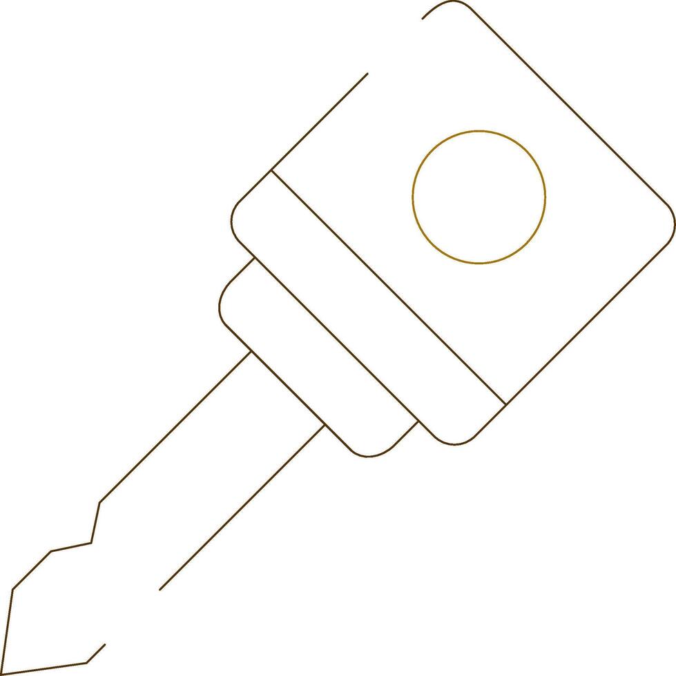 Key Creative Icon Design vector