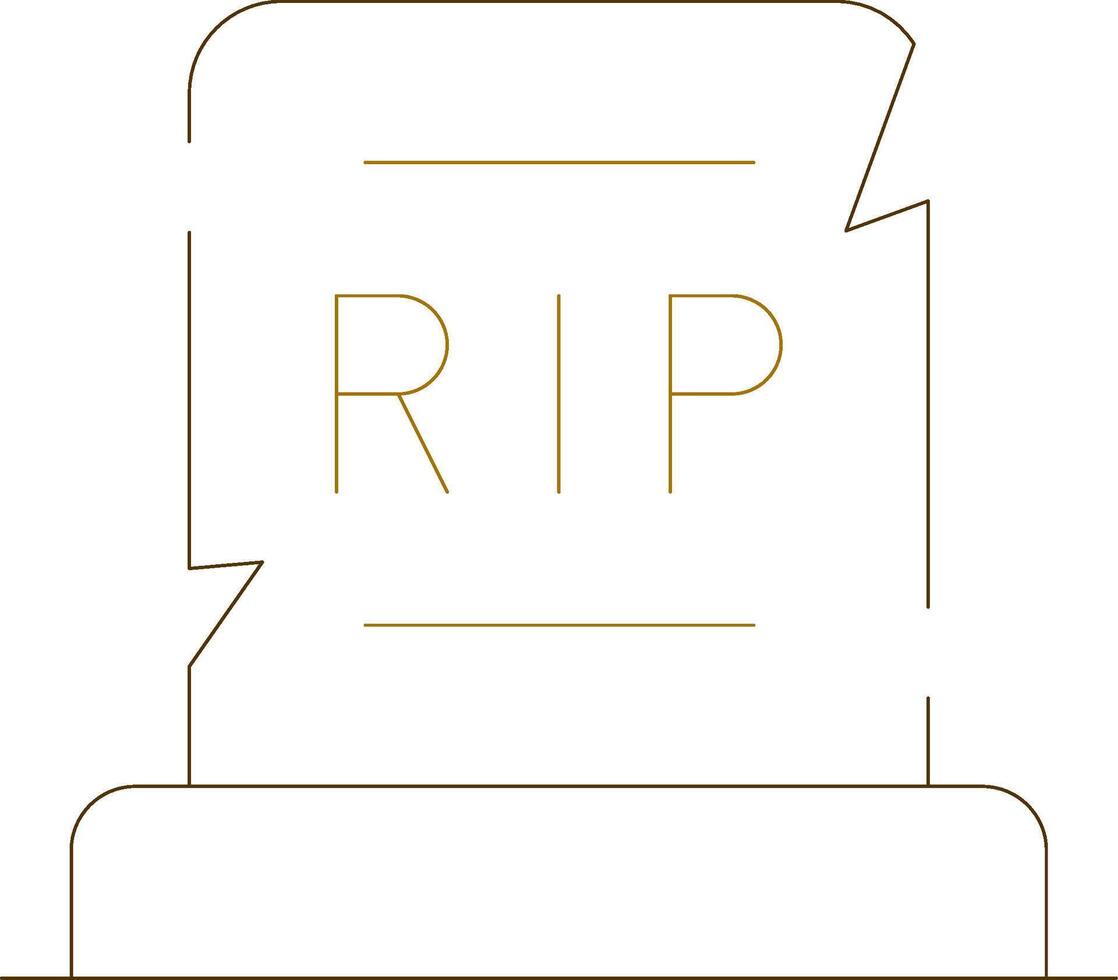 Grave Creative Icon Design vector