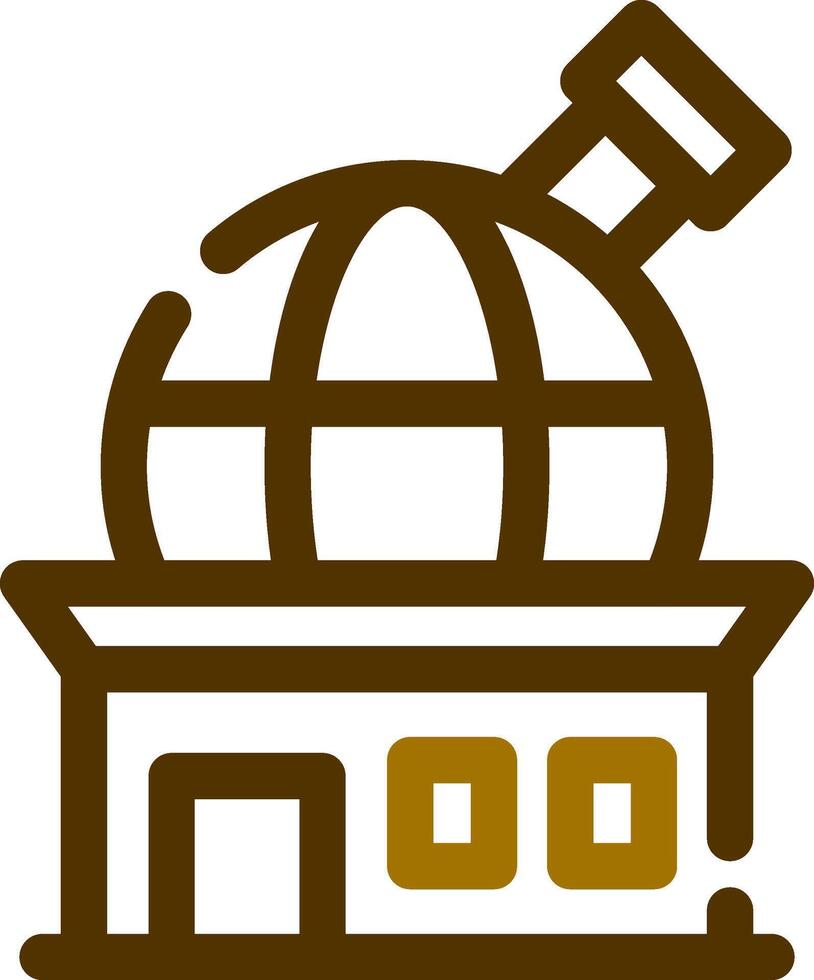 Observatory Creative Icon Design vector