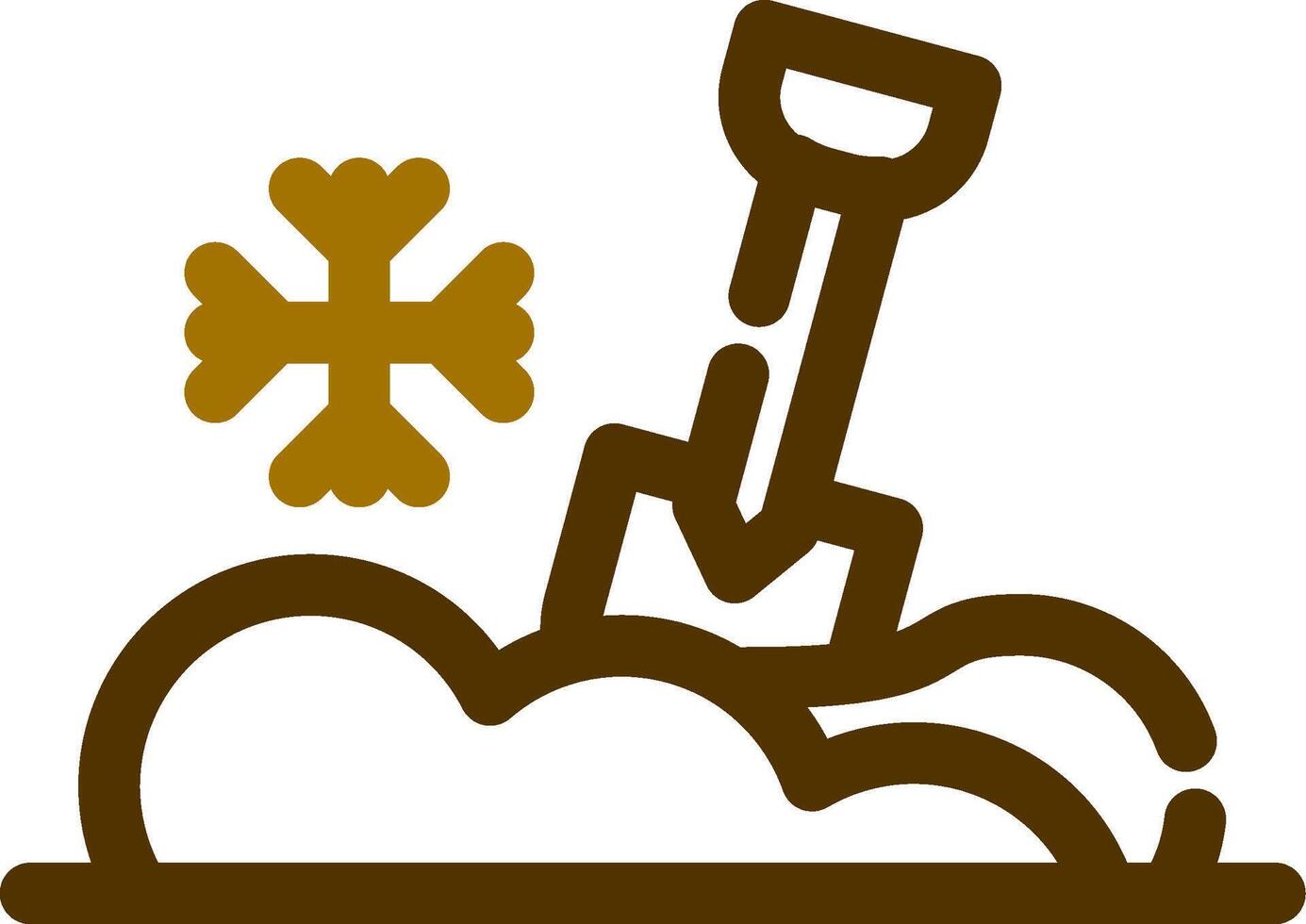 Shovel Creative Icon Design vector
