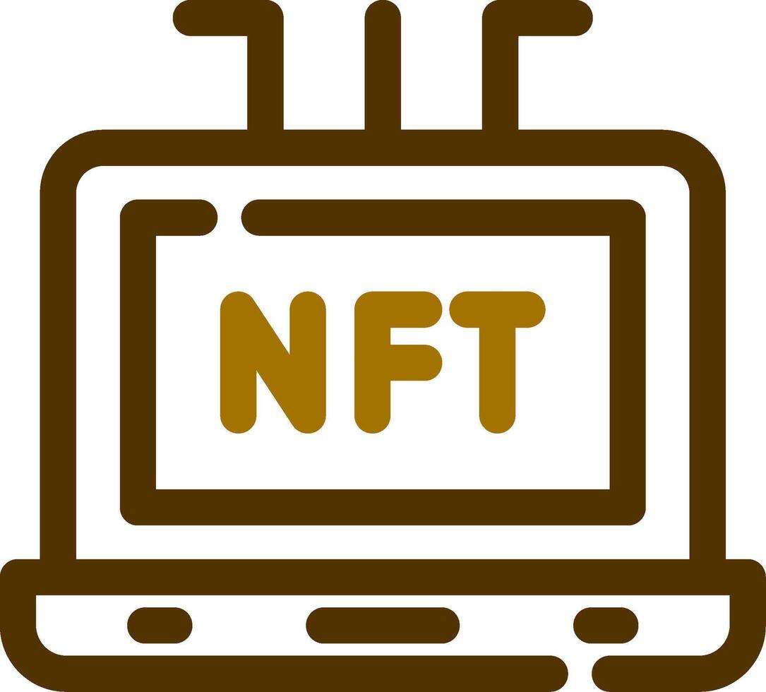 Nft Creative Icon Design vector