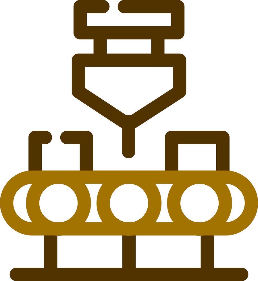 Conveyor Belt Creative Icon Design vector