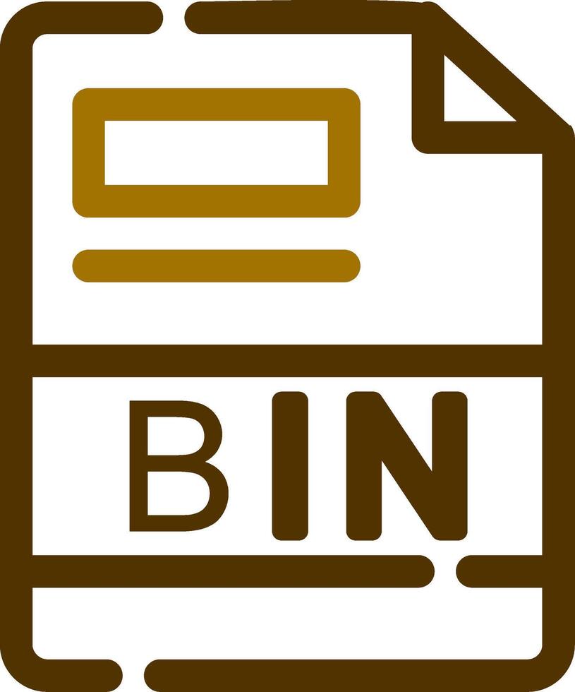 BIN Creative Icon Design vector