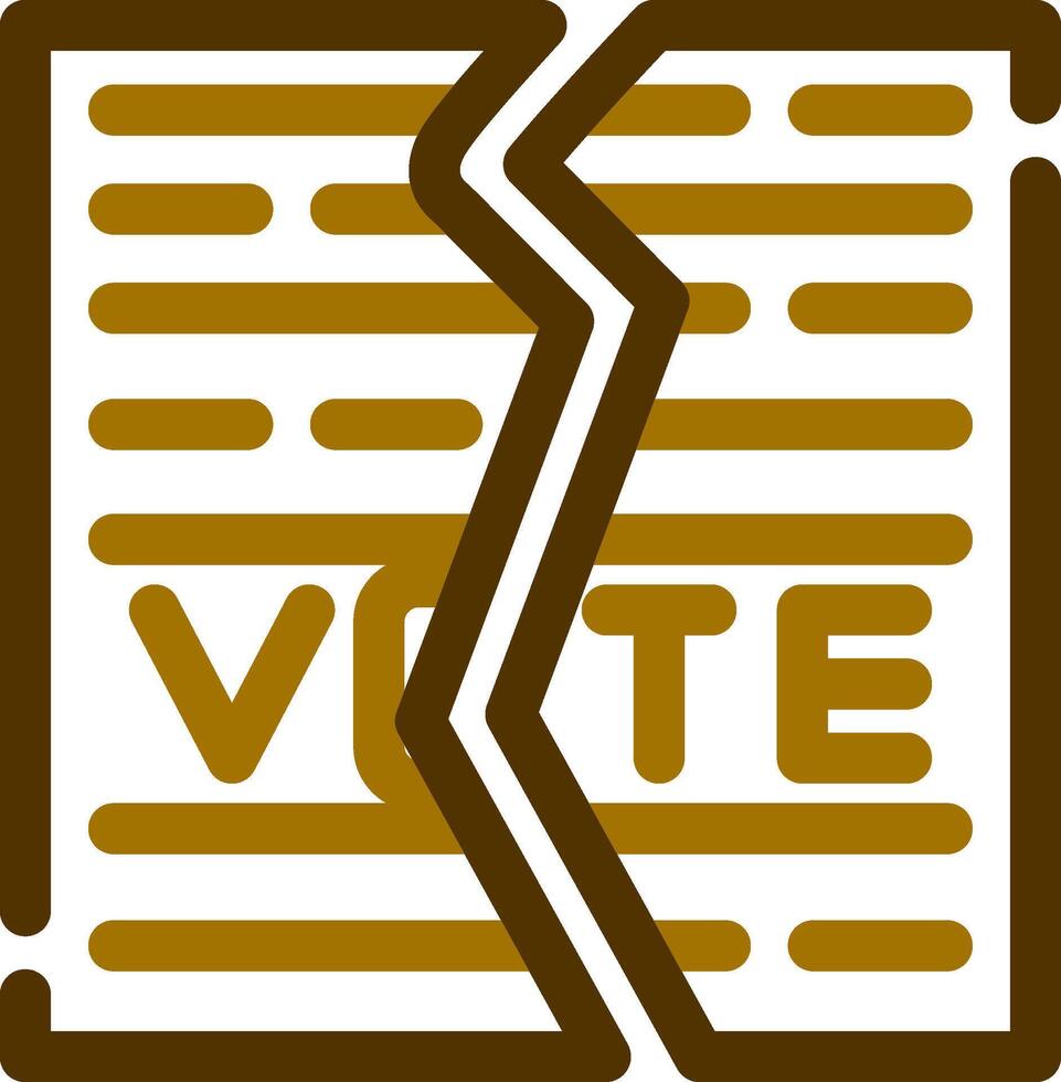 Ballot Creative Icon Design vector