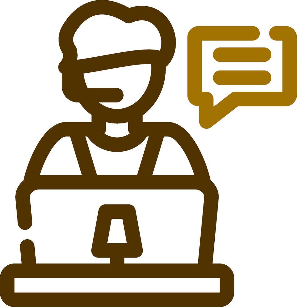 Technical Support Creative Icon Design vector